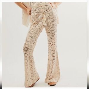 Spell Helena Crochet Pants XS